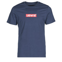 Textil Homem T-Shirt mangas curtas Levi's BOXTAB GRAPHIC TEE Azul