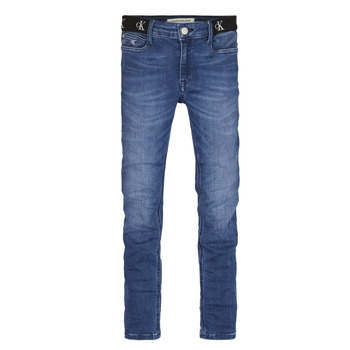 Textil Rapariga Gangas Skinny Calvin Klein Jeans IG0IG00639-1A4 Azul