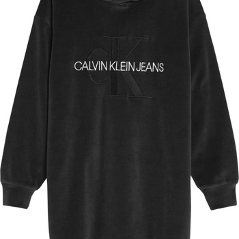 Textil Rapariga Vestidos curtos Calvin Klein Jeans IG0IG00711-BEH Preto