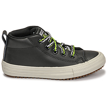 Converse CHUCK TAYLOR ALL STAR STREET BOOT DOUBLE LACE LEATHER MID Preto
