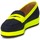 Sapatos Mulher Mocassins MySuelly VALENTINE Preto / Amarelo