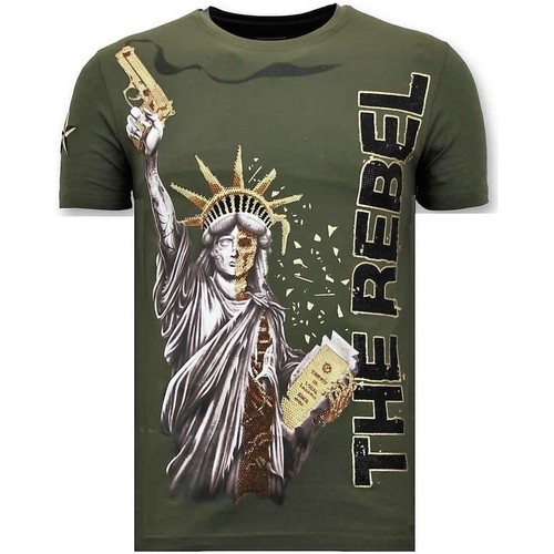 Textil Homem T-Shirt mangas curtas Local Fanatic 107513420 Verde
