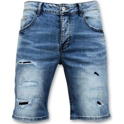 Textil Homem Shorts / Bermudas Enos 107470188 Azul