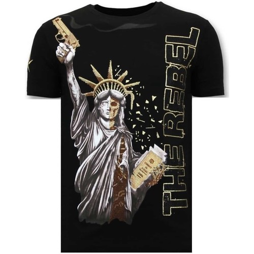 Textil Homem T-Shirt mangas curtas Local Fanatic 107512059 Preto
