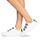 Sapatos Mulher Sapatilhas Bons baisers de Paname EDITH GLITTER TONGUE Branco