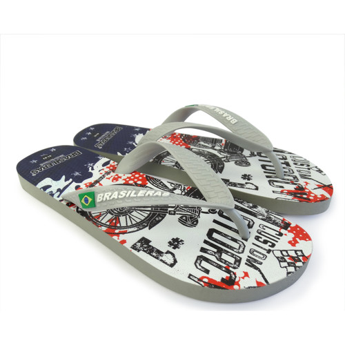 Brasileras Printed 20 Custom Cinza