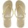 Sapatos Mulher Chinelos Brasileras Shiny Ouro