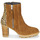 Sapatos Mulher Botins Philippe Morvan LOKS V1 VELOURS CAMEL/LEOP Castanho / Leopardo