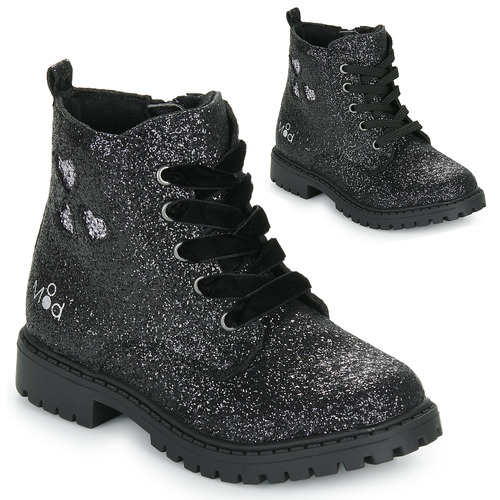 Sapatos Rapariga Botas baixas Mod'8 TINALY Preto / Glitter