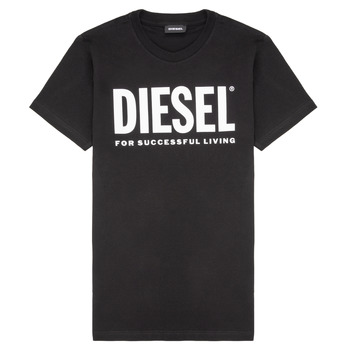 Textil Criança T-Shirt mangas curtas Diesel TJUSTLOGO Preto