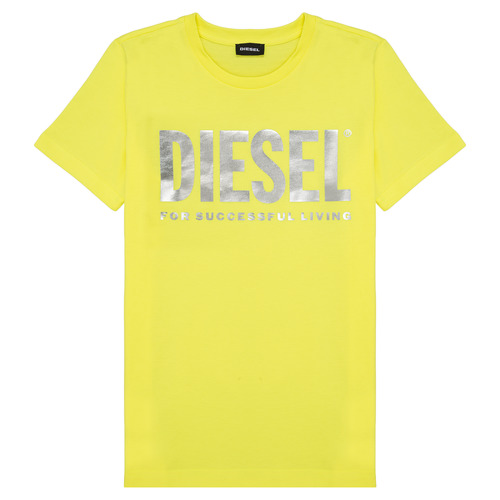 Textil Rapariga Plus Long Sleeve Basic Crew Neck T-shirt Diesel TSILYWX Amarelo