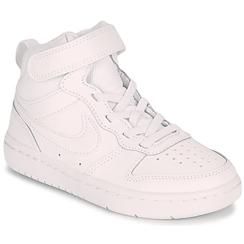 Sapatos Criança Sapatilhas de cano-alto Nike COURT BOROUGH MID 2 PS Branco