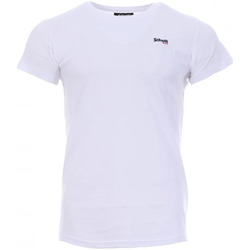 Textil Homem T-Shirt Swdn mangas curtas Schott  Branco