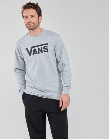 Textil Homem T-shirt mangas compridas Vans VANS CLASSIC LS Cinza