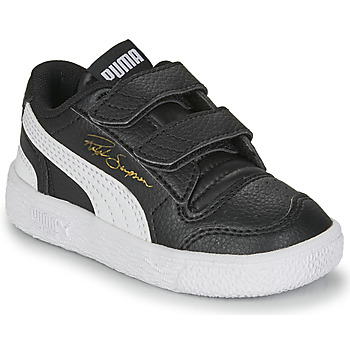 Sapatos Criança Sapatilhas BLACK-WHISPER Puma RALPH SAMPSON LO INF Preto / Branco
