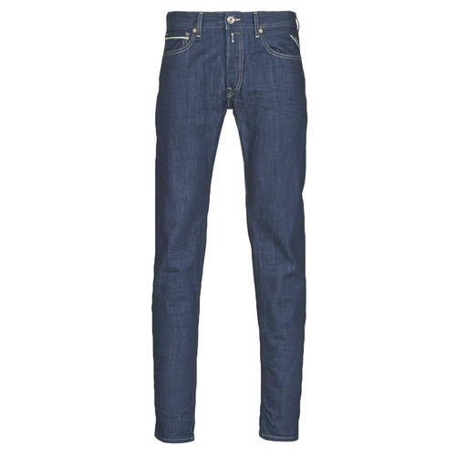Textil Homem Calças Tall Jeans Replay GROVER Azul / Escuro