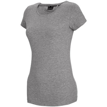 Textil Mulher Neri Long Sleeve T Shirt Mens 4F TSD001 Cinza