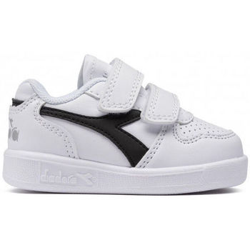 Sapatos Criança Sapatilhas Diadora 101.173302 01 C7916 White/Black/Ash Branco