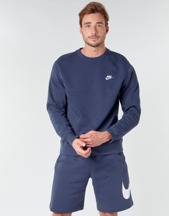 Textil Homem Sweats Nike M NSW CLUB CRW BB Azul