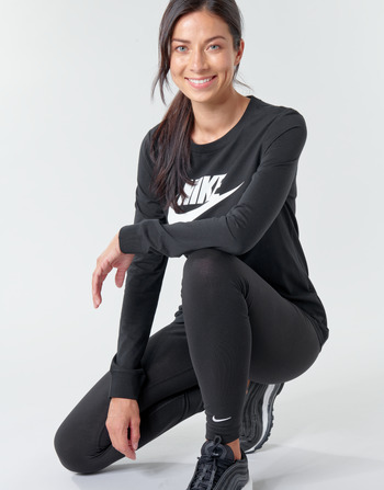 Nike W NSW TEE ESSNTL LS ICON FTR Preto