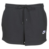 Textil Mulher Shorts / Bermudas Nike W NSW ESSNTL SHORT FT Preto