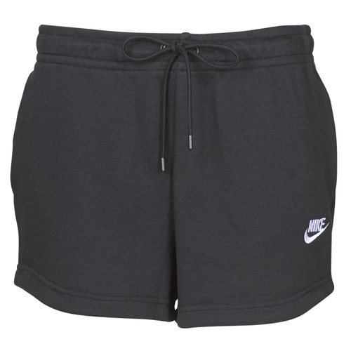 Textil Mulher Shorts / Bermudas Nike W NSW ESSNTL SHORT FT Preto