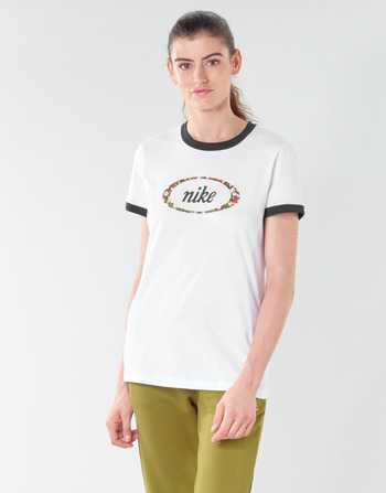 Textil Mulher T-Shirt mangas curtas Nike W NSW TEE FEMME RINGER Branco