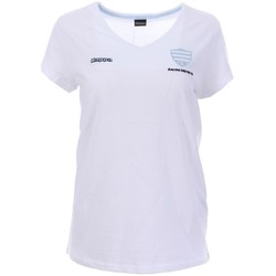 Textil Mulher T-Shirt mangas curtas Kappa  Branco