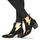 Sapatos Mulher Botins Fericelli NAUSSON Preto / Ouro