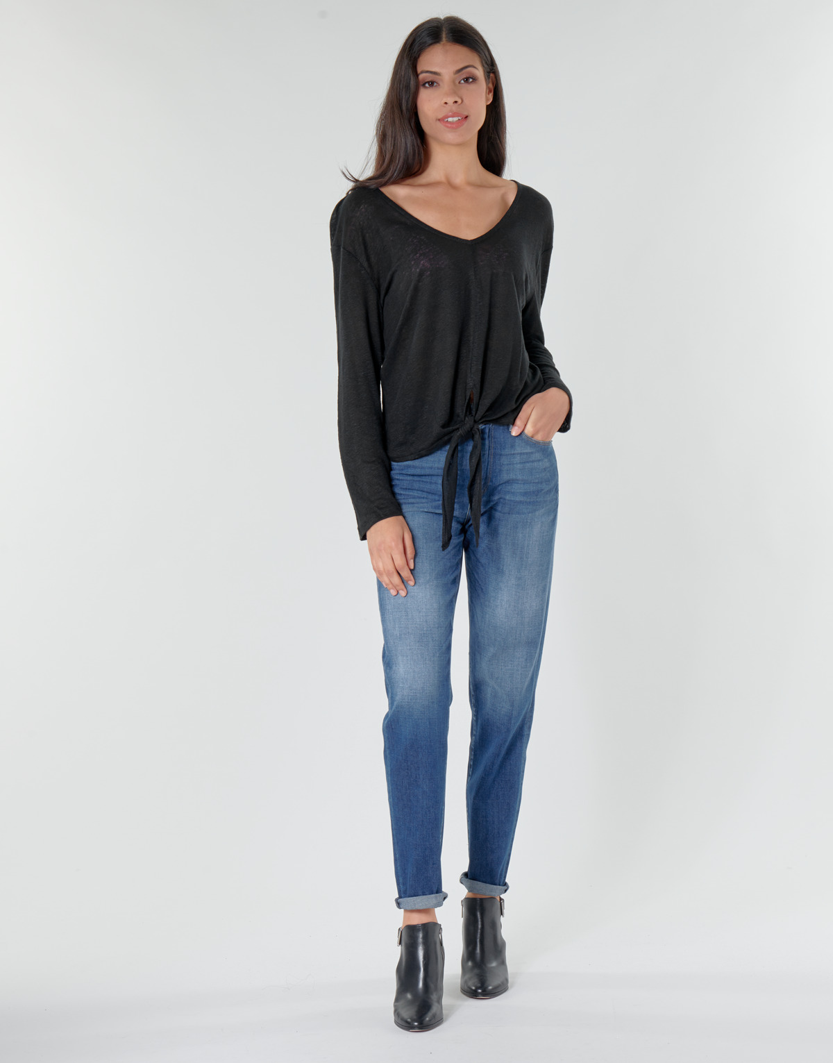Textil Mulher Calças Jeans G-Star Raw 3301 HIGH STRAIGHT 90'S ANKLE WMN Cobalto