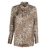 Textil Mulher Tops / Blusas Guess VIVIAN Leopardo