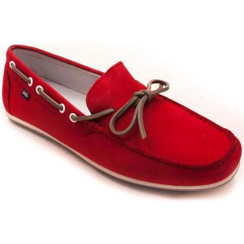 Sapatos Homem Mocassins Senses & Shoes  Vermelho