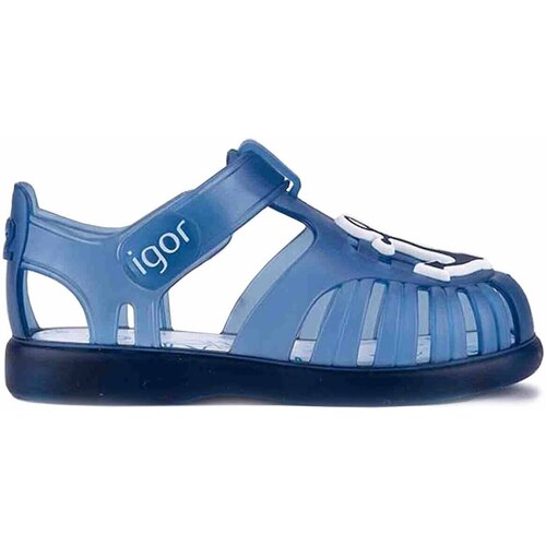 Sapatos Rapaz Chinelos IGOR S10249-063 Azul