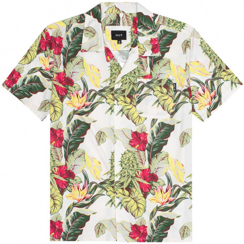 Textil Homem Camisas mangas comprida Huf Chemise ss paraiso resort Bege
