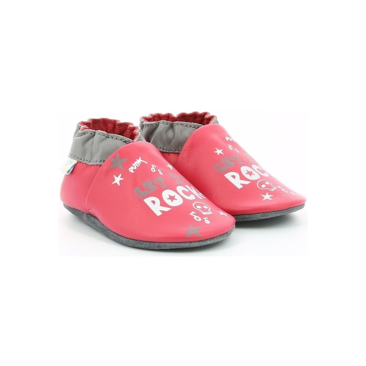 Sapatos Rapariga Chinelos Robeez LET IT ROCK Rosa