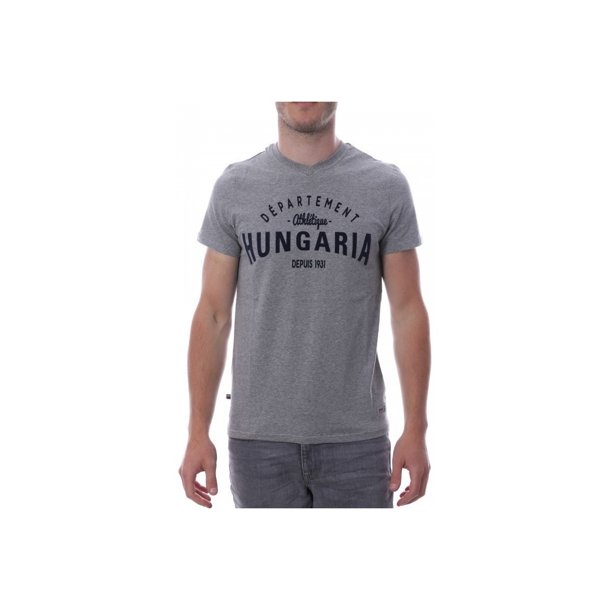 Textil Homem T-shirts e Pólos Hungaria  Cinza