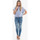 Textil Mulher Shorts & Bermudas Lili Gaufrette Jeans skinny POWER, 7/8 Azul
