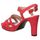 Sapatos Mulher Sandálias Maria Mare 67713 Vermelho