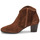 Sapatos Mulher Botins Betty London NORIANE Camel / Veludo