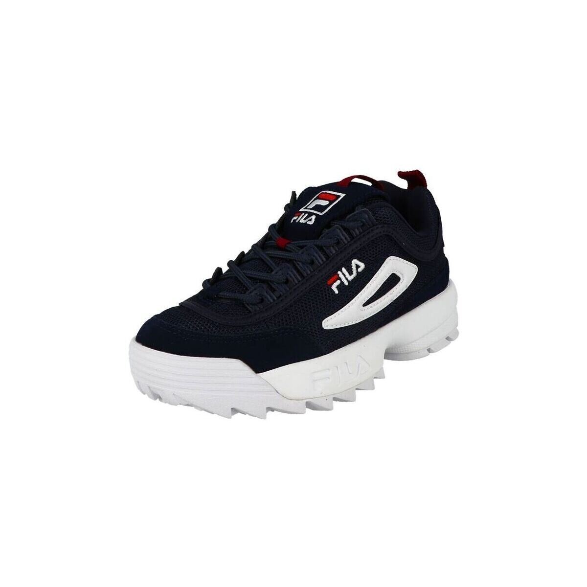 Sapatos Mulher Sapatos Fila DISRUPTOR MESH LOW WMN  bleu 1010606 Azul