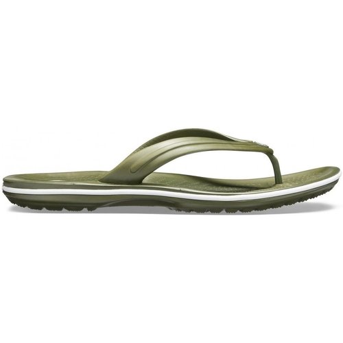 Sapatos Mulher Chinelos Crocs CR.11033-AGWH Army green/white