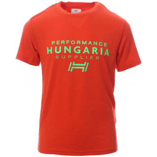 Textil Rapaz adidas Performance G Gfx Ανδρικό T-shirt Hungaria  Laranja