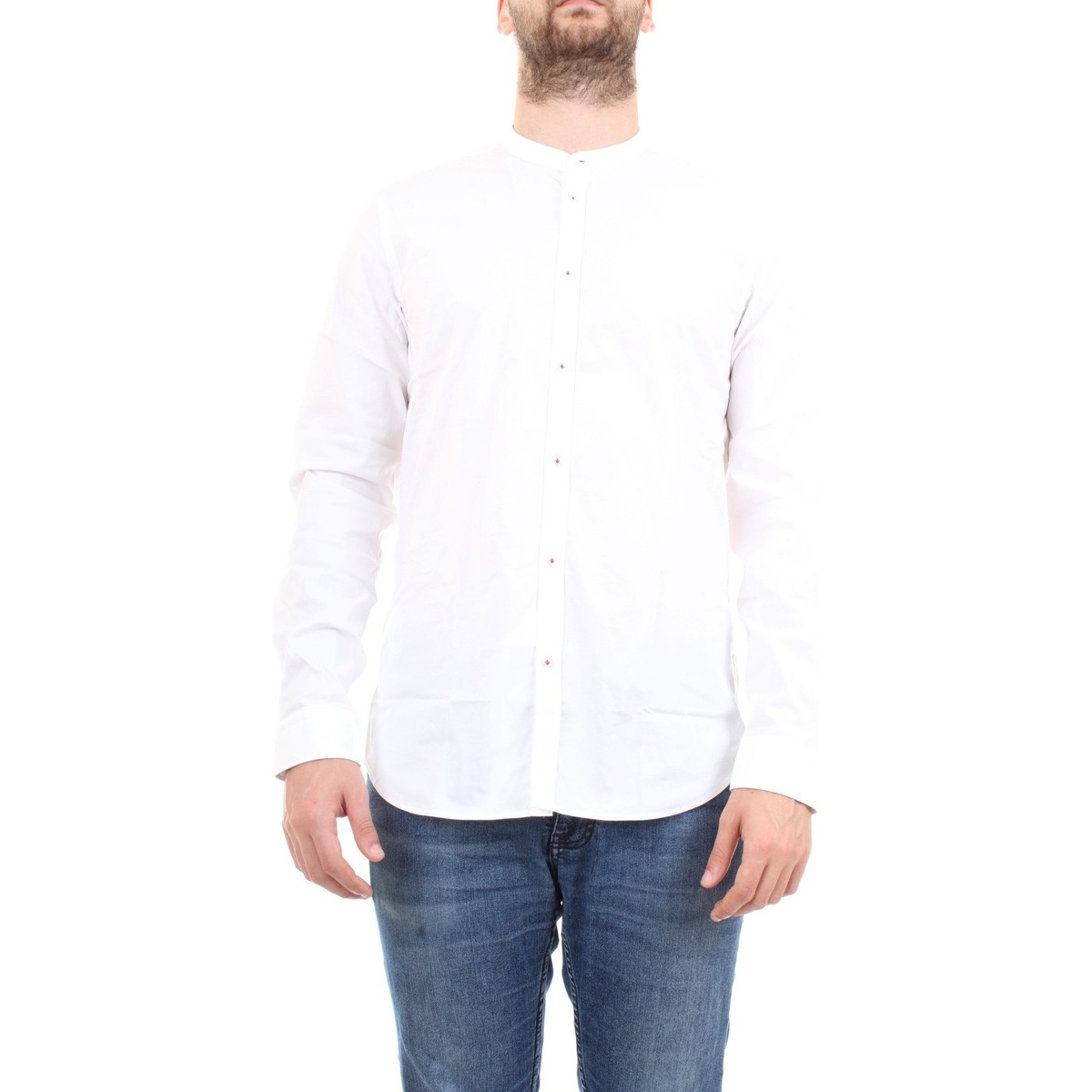 Textil Homem Camisas mangas curtas Manuel Ritz 2832E604L 203245 Branco