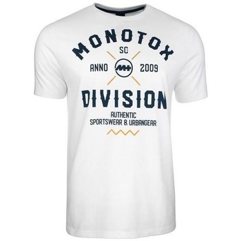 Textil Homem T-Shirt mangas curtas Monotox Division Branco