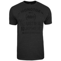 Textil Homem T-Shirt mangas curtas Monotox Industrial Preto