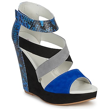 Sapatos Mulher Sandálias Serafini CARRY Preto / Azul / Cinza
