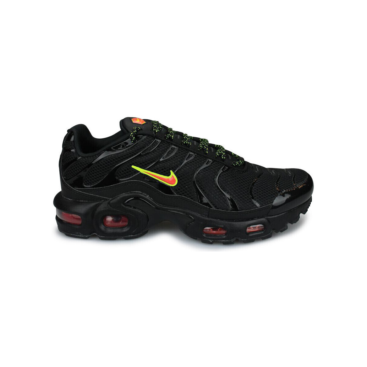 Sapatos Rapaz Sapatilhas Nike Air Max Plus Tn Junior Noir Preto