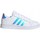 Sapatos Criança Sapatilhas adidas Originals Grand Court K Cor azul-turquesa, Branco