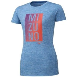 Textil Mulher T-Shirt mangas curtas Mizuno Core Graphic Tee Azul