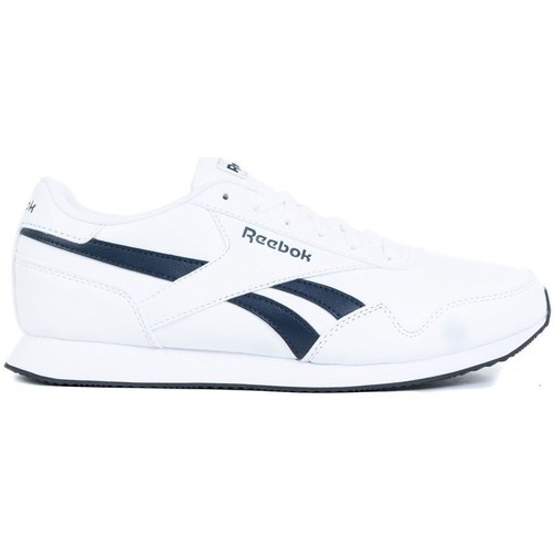 Sapatos Homem Sapatilhas Reebok Sport Royal CL Jogger 3 Branco, Azul marinho